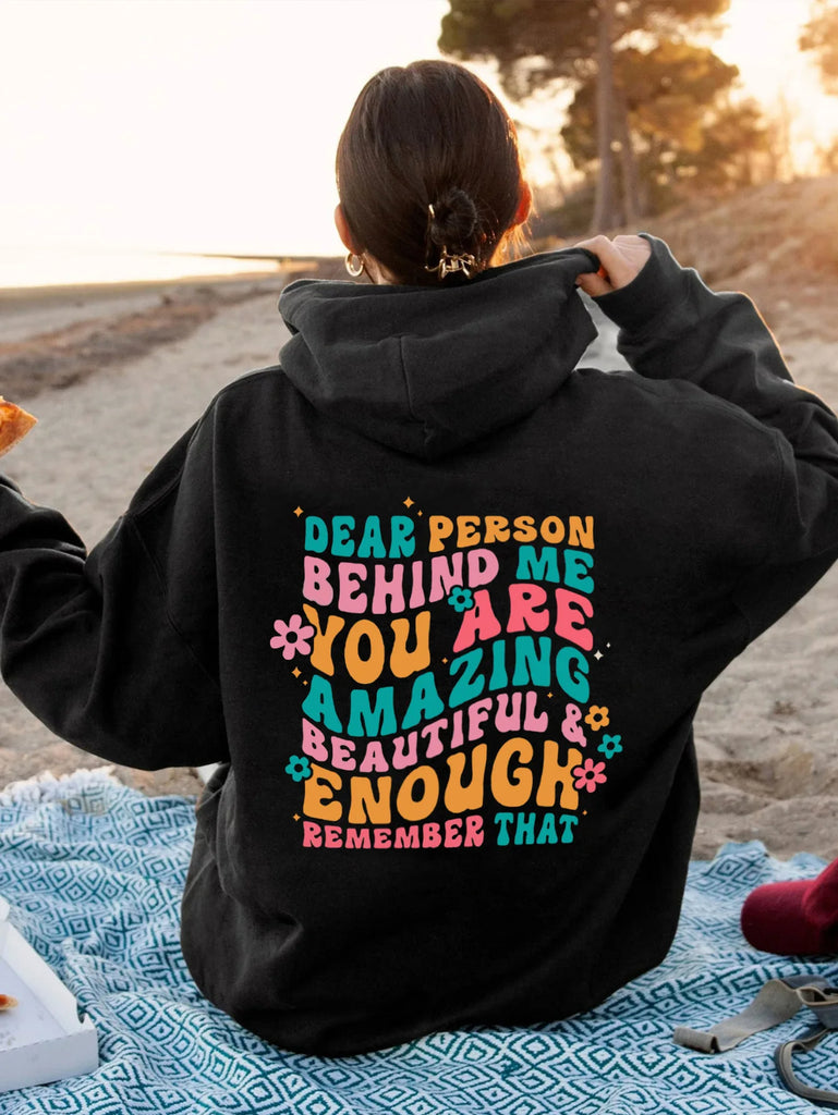 Be Kind Hoodie With Positive Quotes For Mental Health