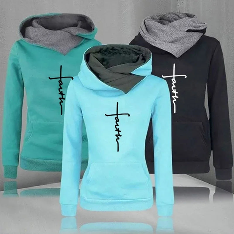 Womens Hoodies Casual Fashion Long Sleeve Sweatshirt Top