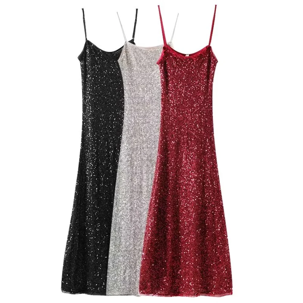 Beaded Casual Dress For Women Versatile Spring Fashion