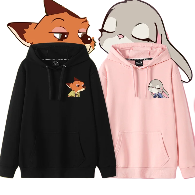 Zootopia Hooded Sweater For Women Cozy Spring Autumn