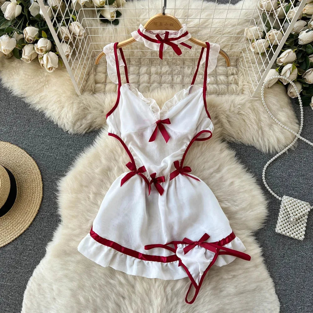 Nurse Cosplay Lingerie Babydoll Dress Roleplay Costume