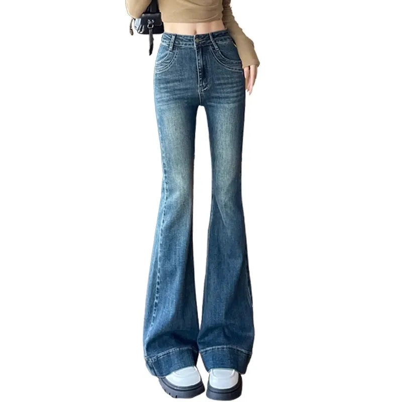 Flared Jeans for Women High Waist Bell Bottom Pants