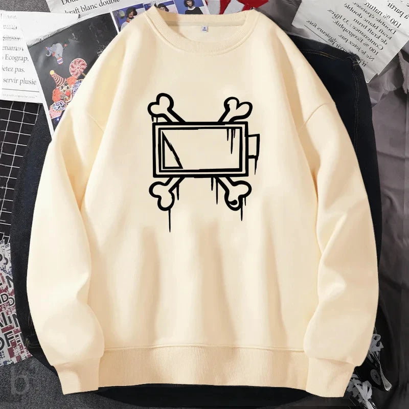 Murder Drones Hoodie Uzi Print Doorman Battery Sweatshirt