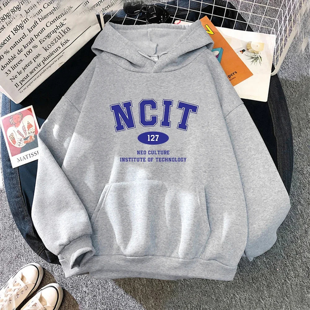 NCT 127 Hoodie Unisex Vintage Fleece Sweatshirt Warm