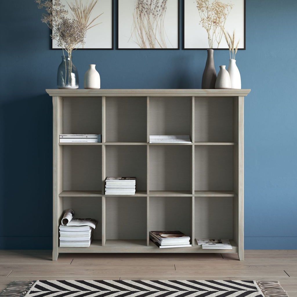 Acadian - 12 Cube Storage - Distressed Grey