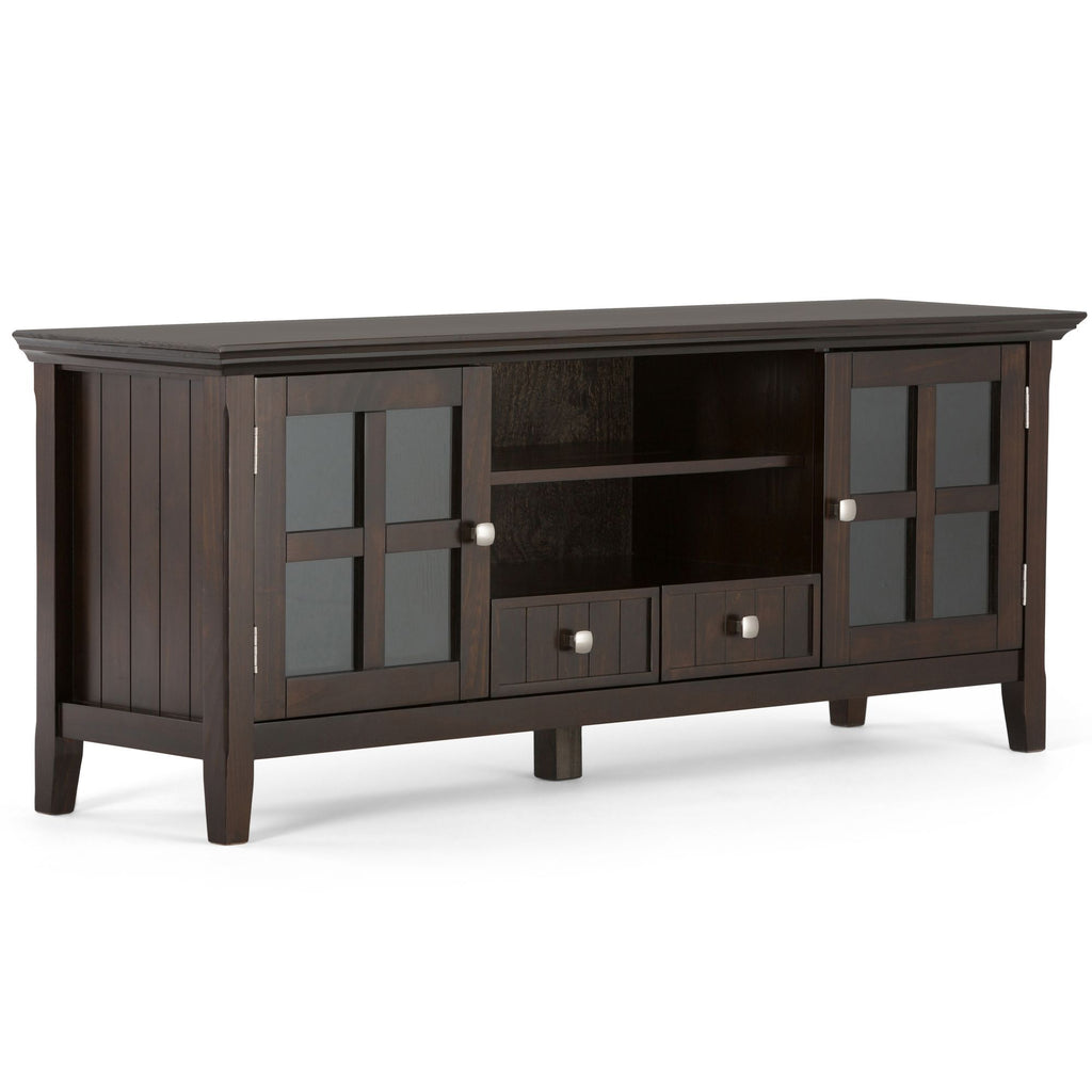 Acadian - 60" TV Media Stand - Brunette Brown