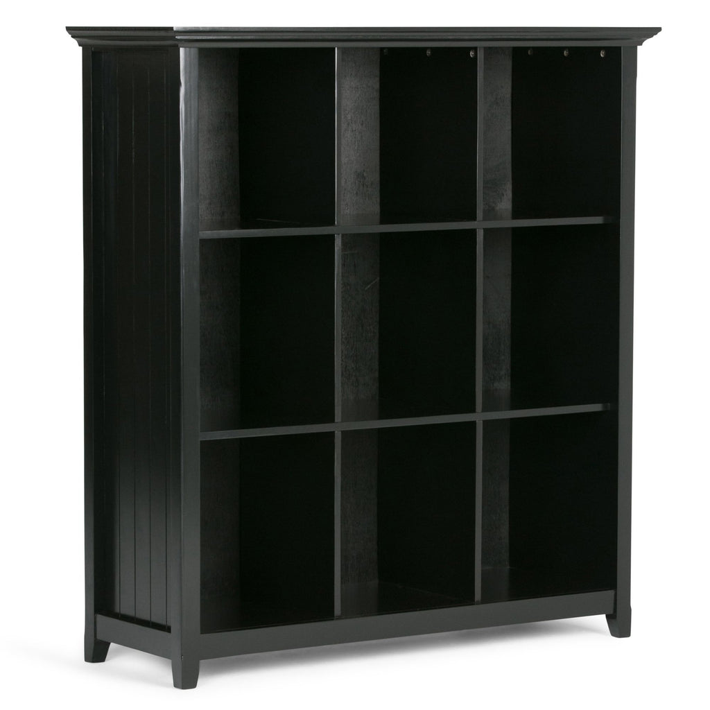 Acadian - 9 Cube Bookcase and Storage Unit - Black