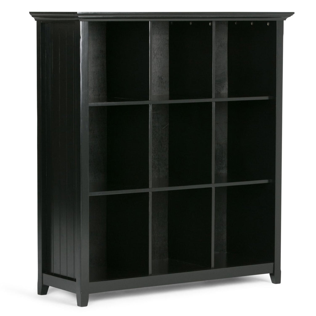 Acadian - 9 Cube Bookcase and Storage Unit - Black
