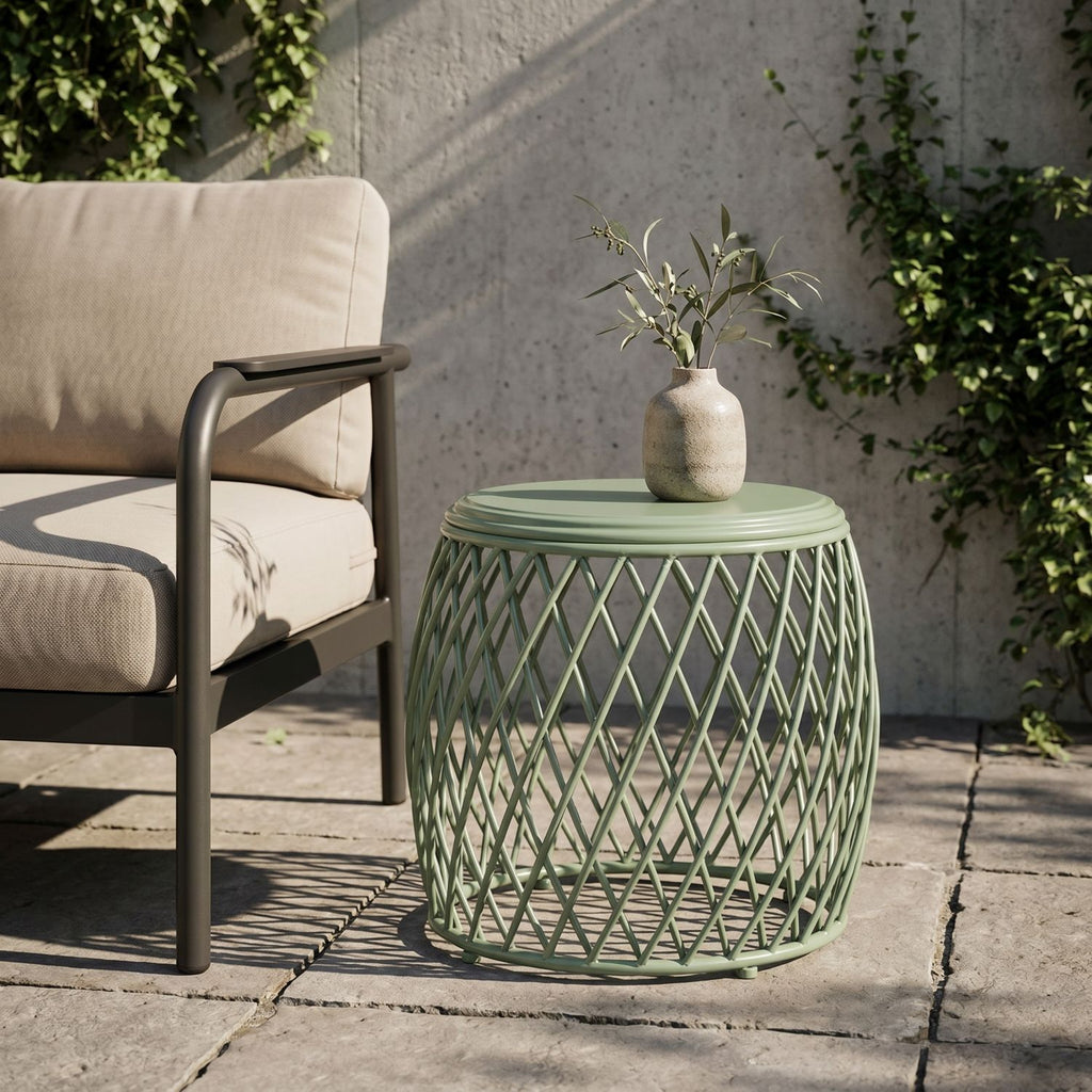 ALAMERA 19.75 Outdoor Side Table,End Table,Accent Table
