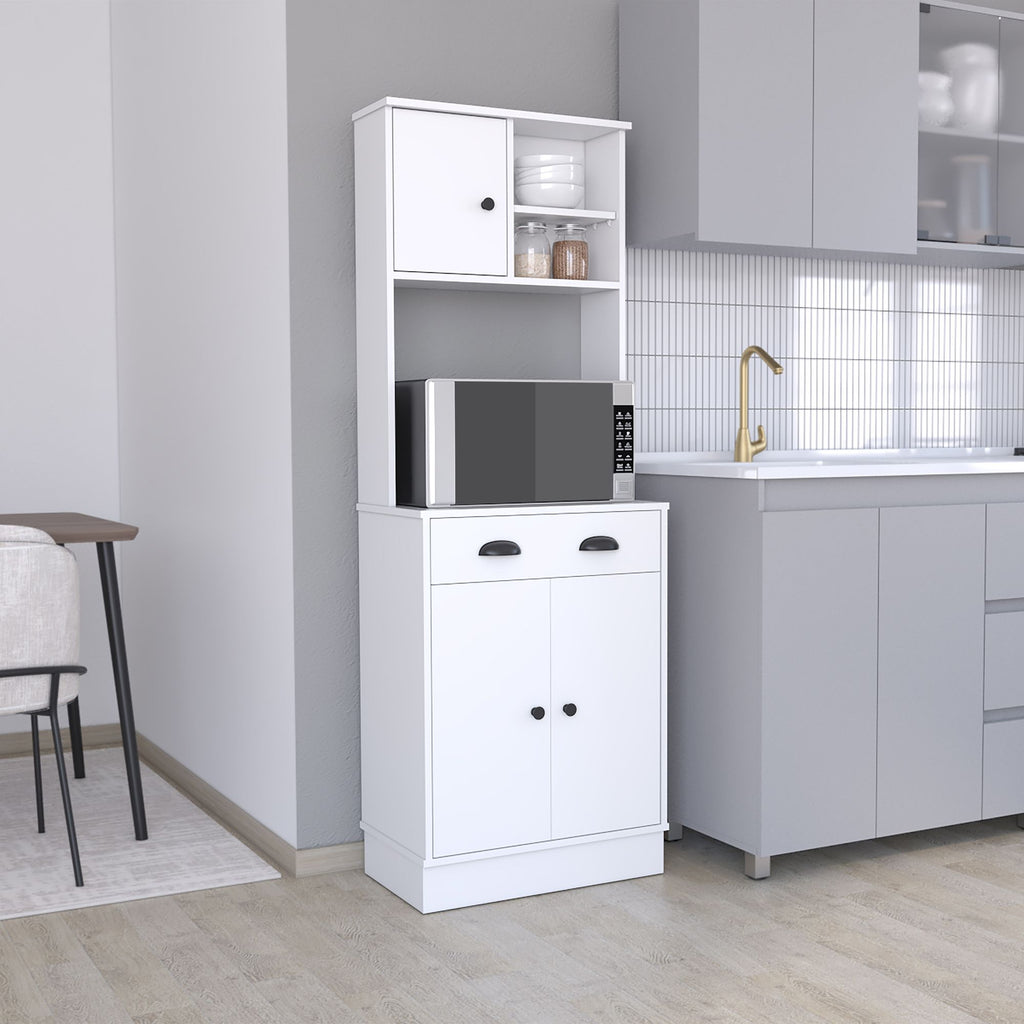 Albany Kitchen Pantry with 3-Doors Cabinet and Drawer