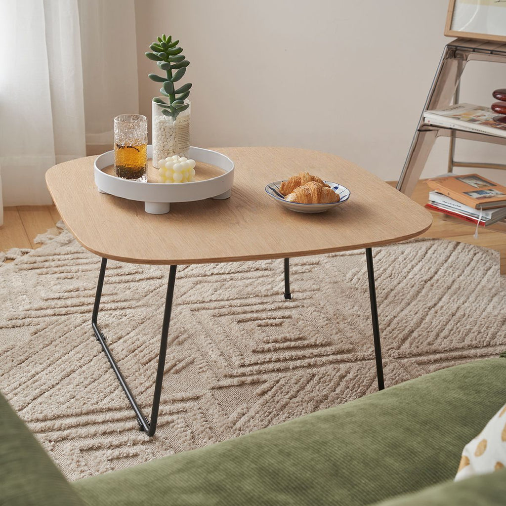 American minimalist modern small apartment coffee table ins Internet celebrity home living room sofa designer round bedroom coffee table