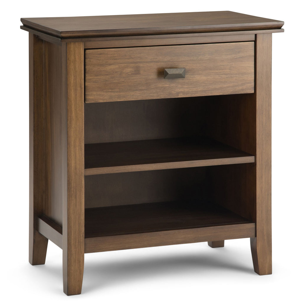 Artisan - Bedside Table - Rustic Natural Aged Brown
