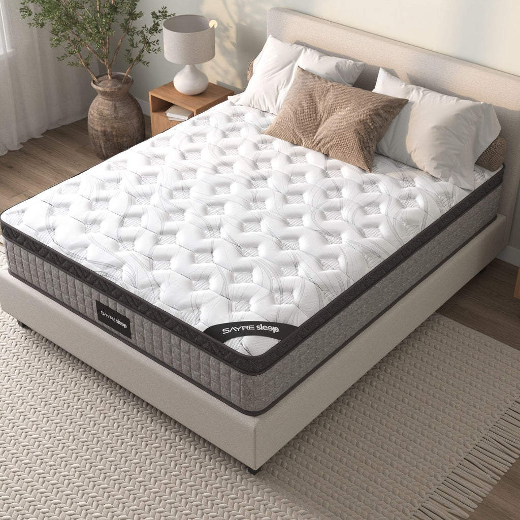 Assembled in USA - High Quality 10" King Diamond Innerspring Hybrid and Cooling Gel Memory Foam Mattress, Pressure Relief, and Motion Isolation, CertiPUR-US and Oeko TEX Certified