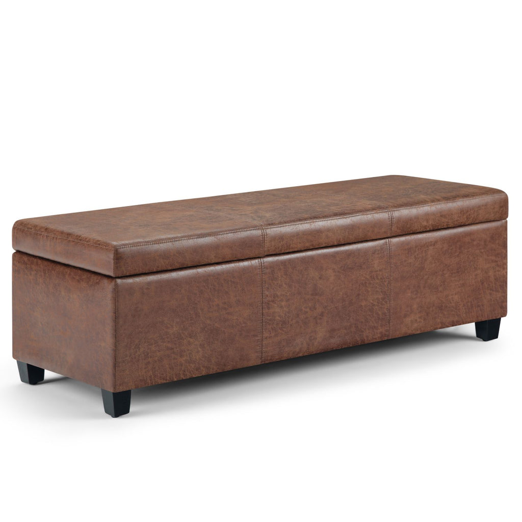 Avalon 48W Large Storage Ottoman Bench