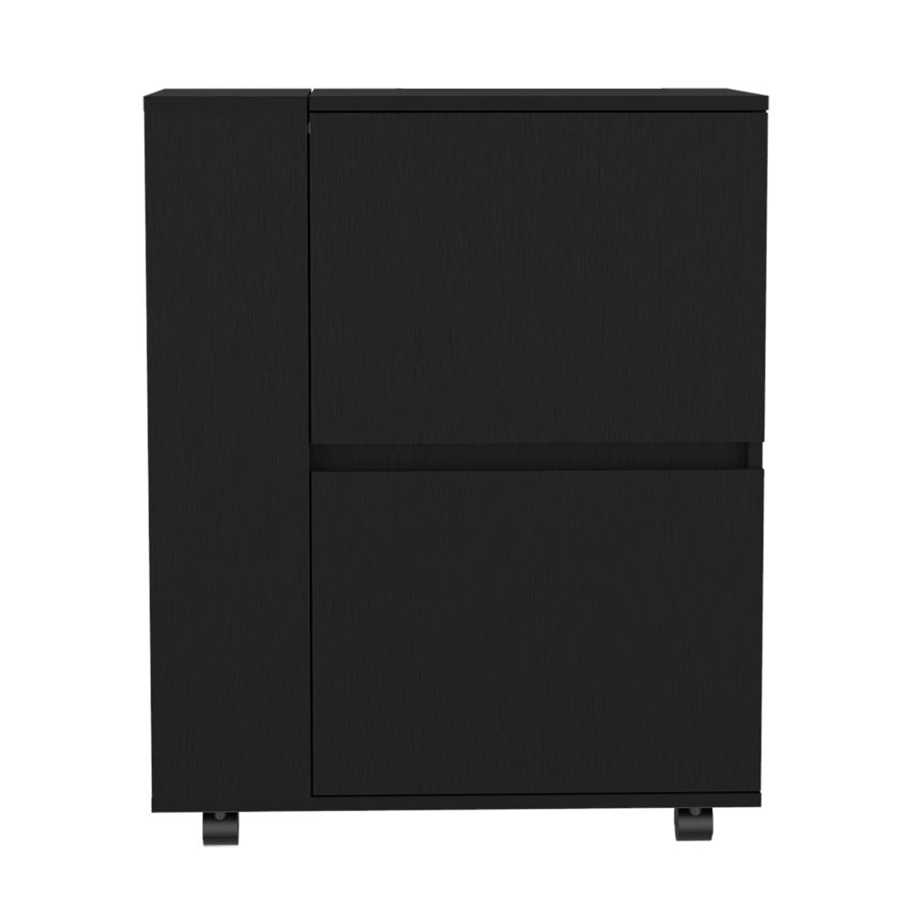 Bar Cart Belleville, Living Room, Black