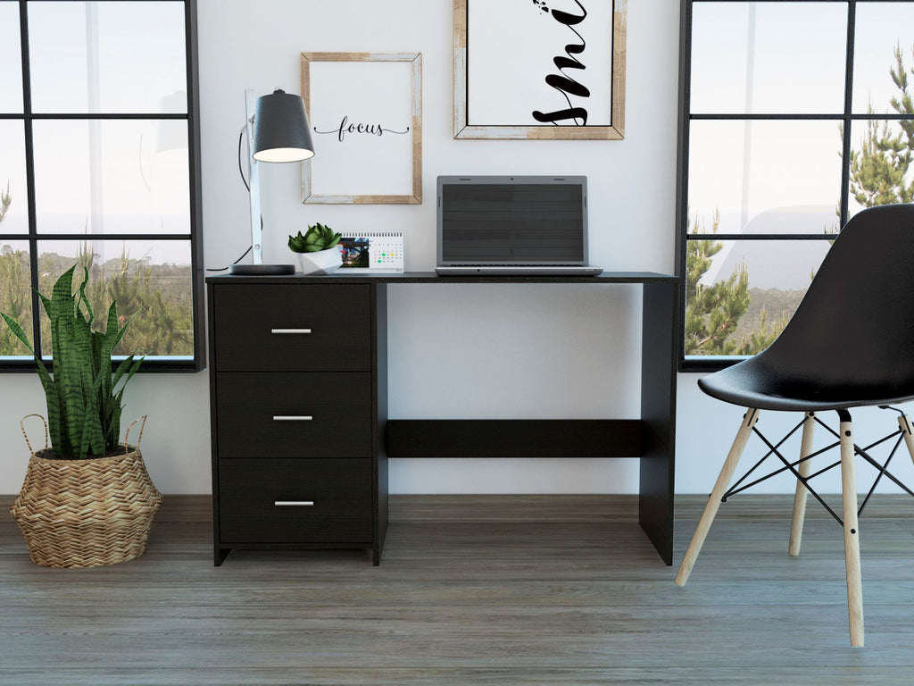 Berlin Three Drawers Desk