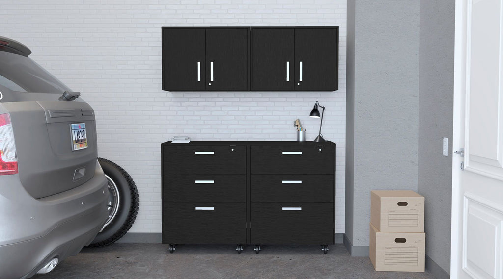 Black 2 Piece Garage Set