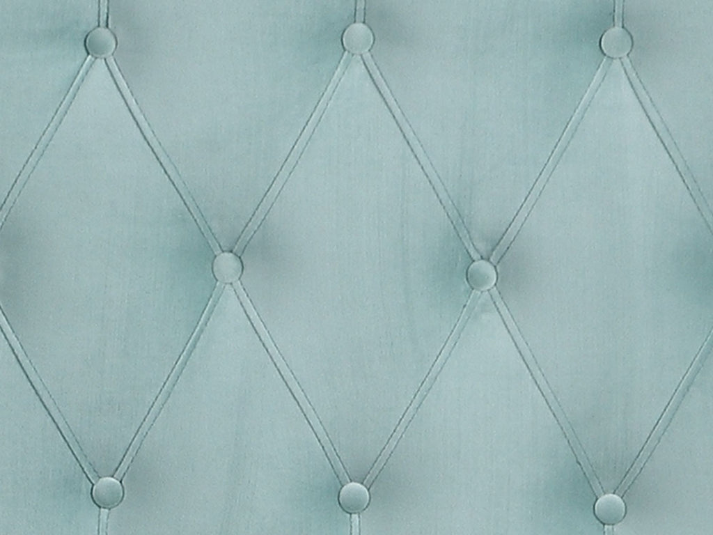 Blue Twin Upholstered Bed
