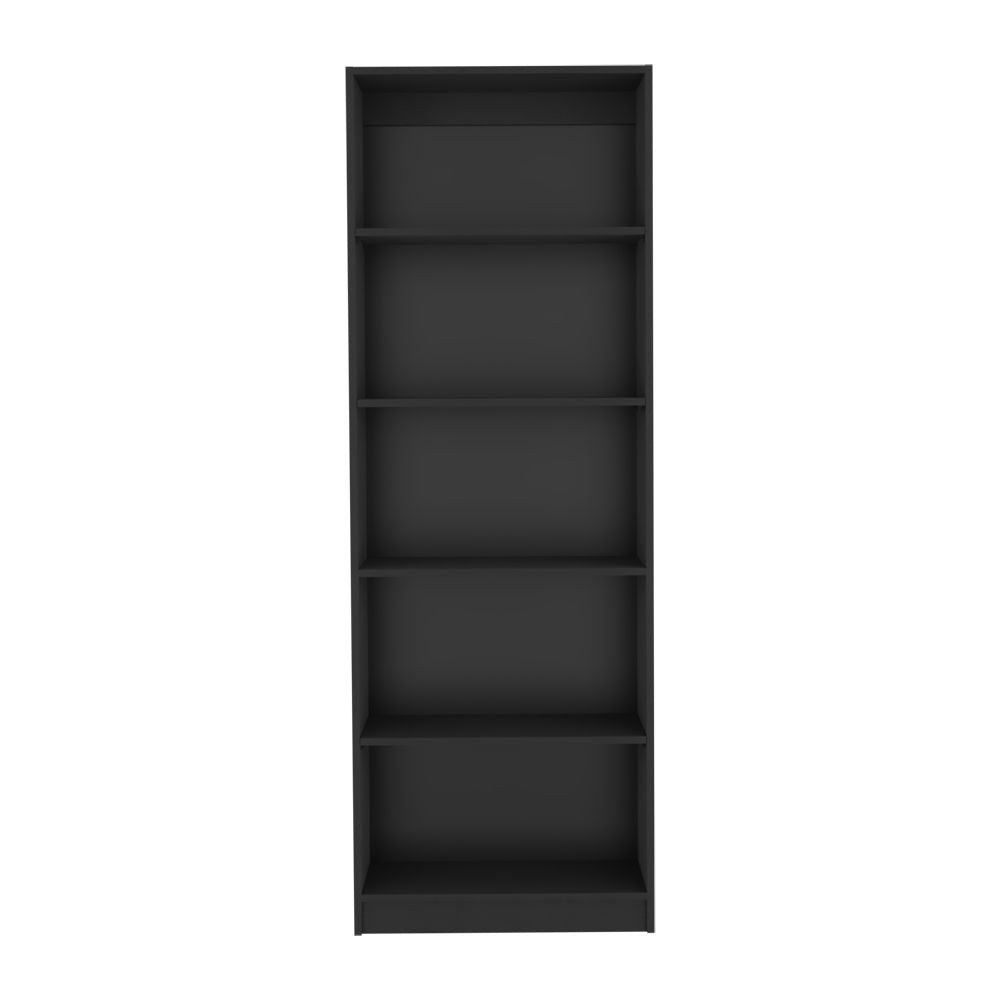 Bookcase 4-Shelves Benzoni, Office, Black