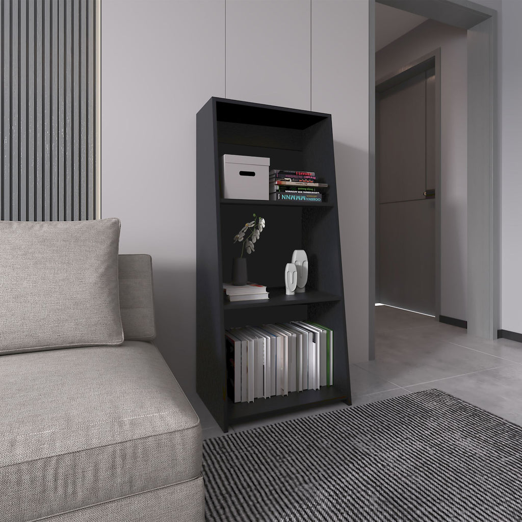 Bookcase 47" H, 3 shelves, Black