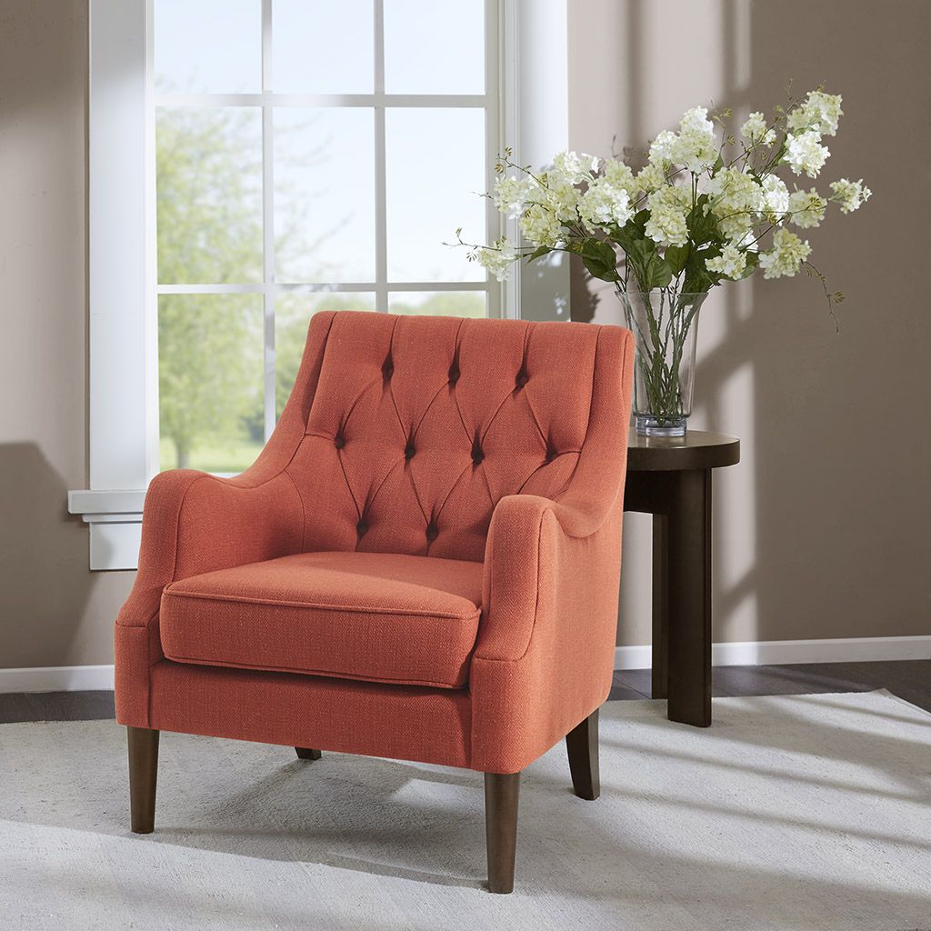 Button Tufted Accent Chair