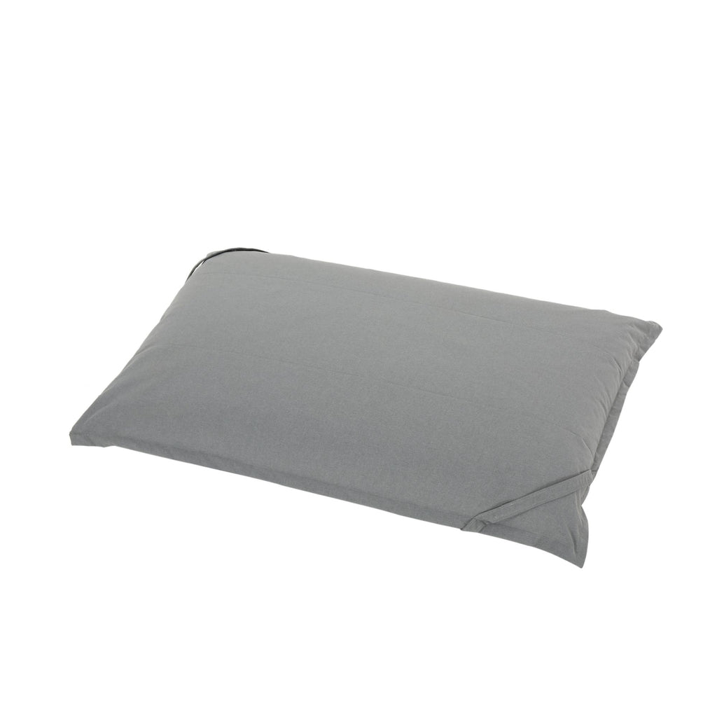 Camelia Water Resistant Indoor 5.5'x4' Lounger Bean Bag, Charcoal
