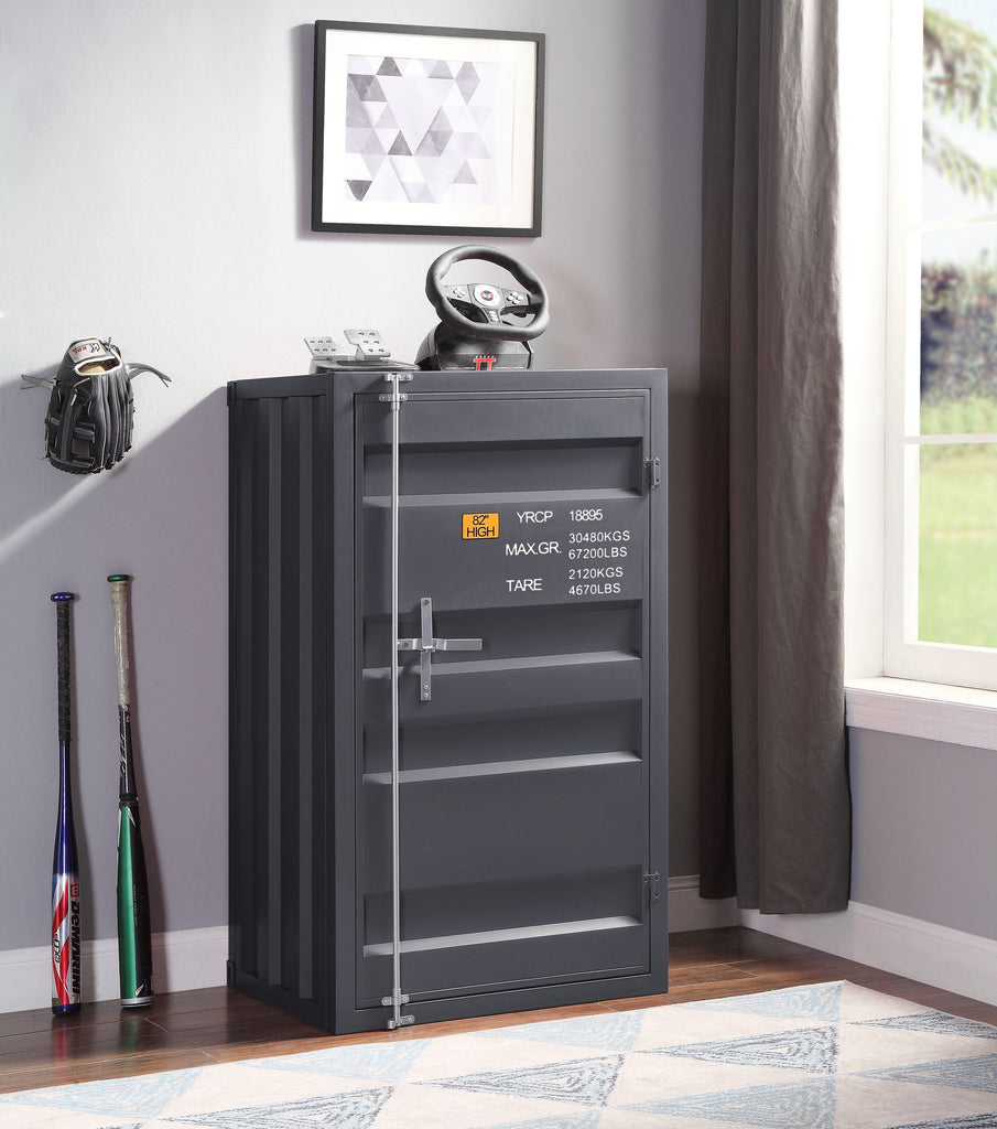 Cargo Gunmetal Finish Chest