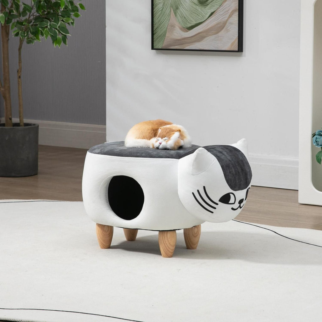 Caroline the Cat Ottoman