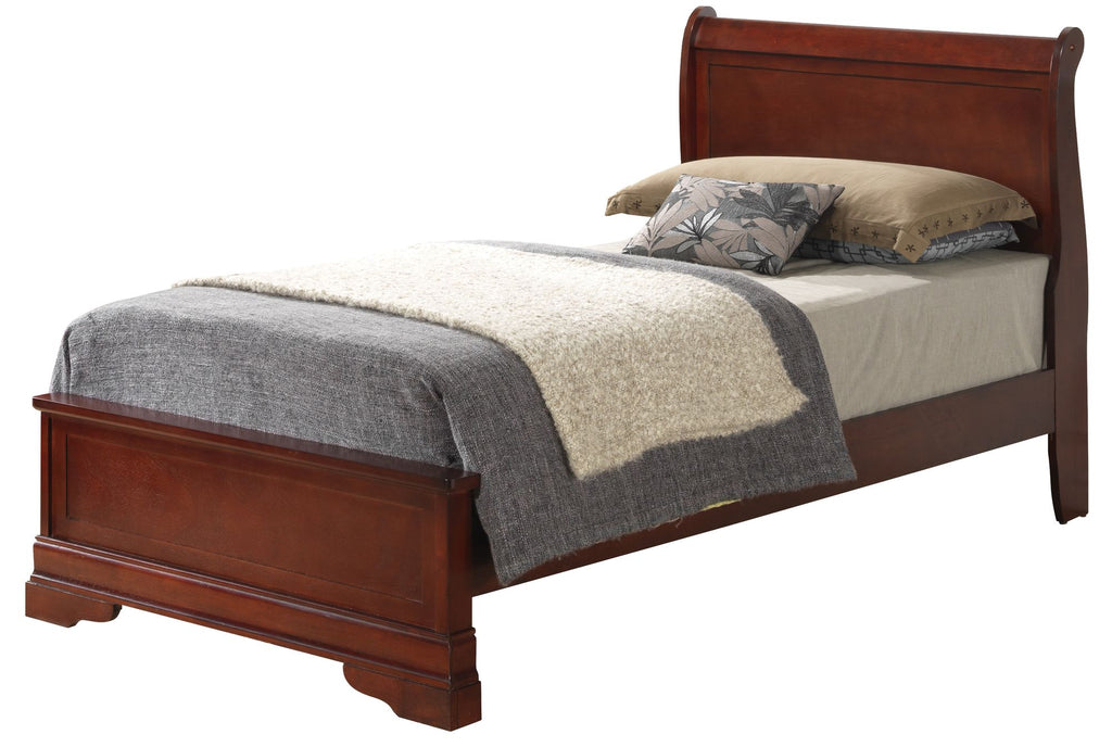Charming Traditional Twin Bed In Cherry