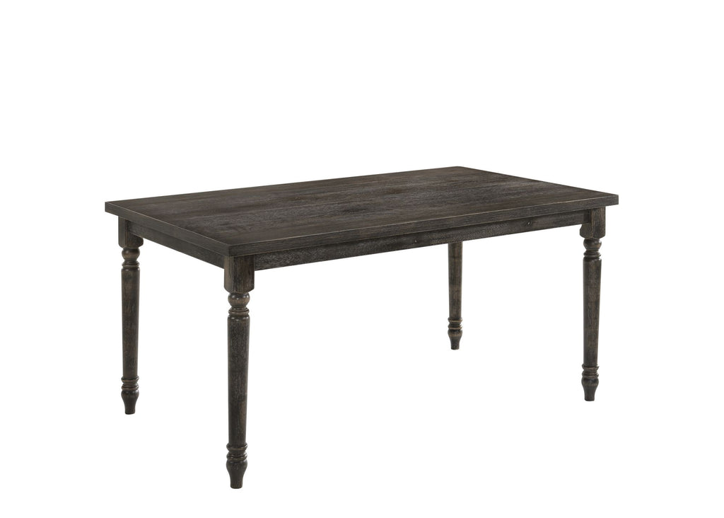 Claudia II Weathered Gray Finish Dining Table