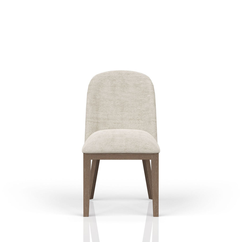 Cocoa and Ivory Shelter Upholstered Chair Set of 2