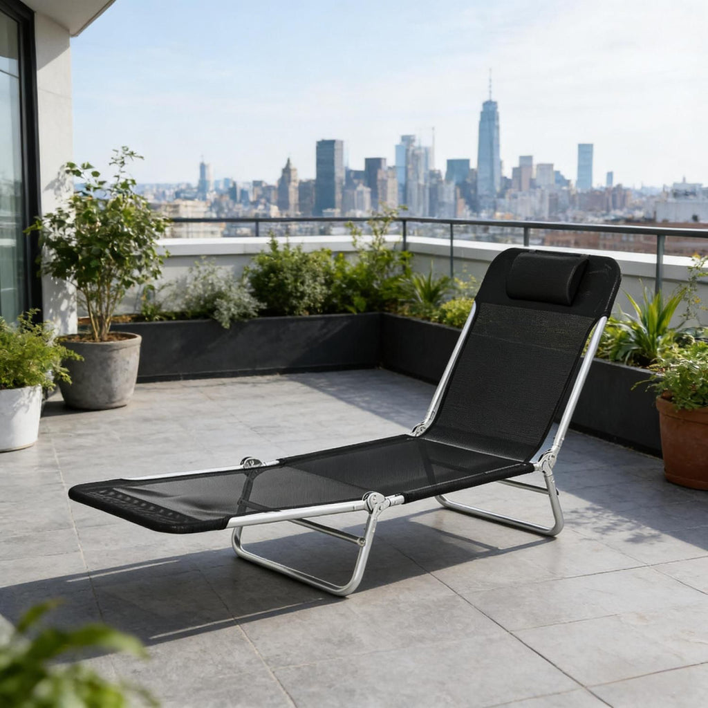 Convenient Tanning Chair,Folding Chaise Lounge Chair