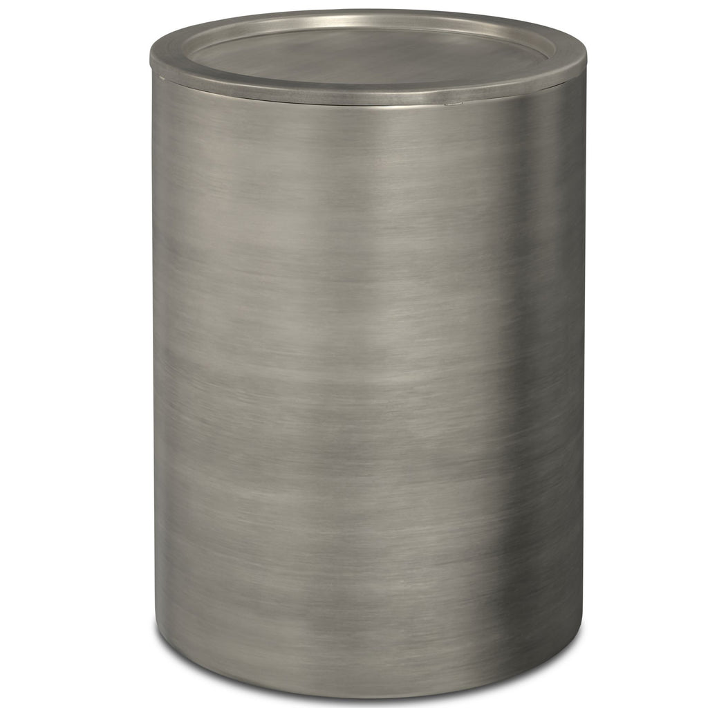Corbin - Metal Side Table - Antique Silver