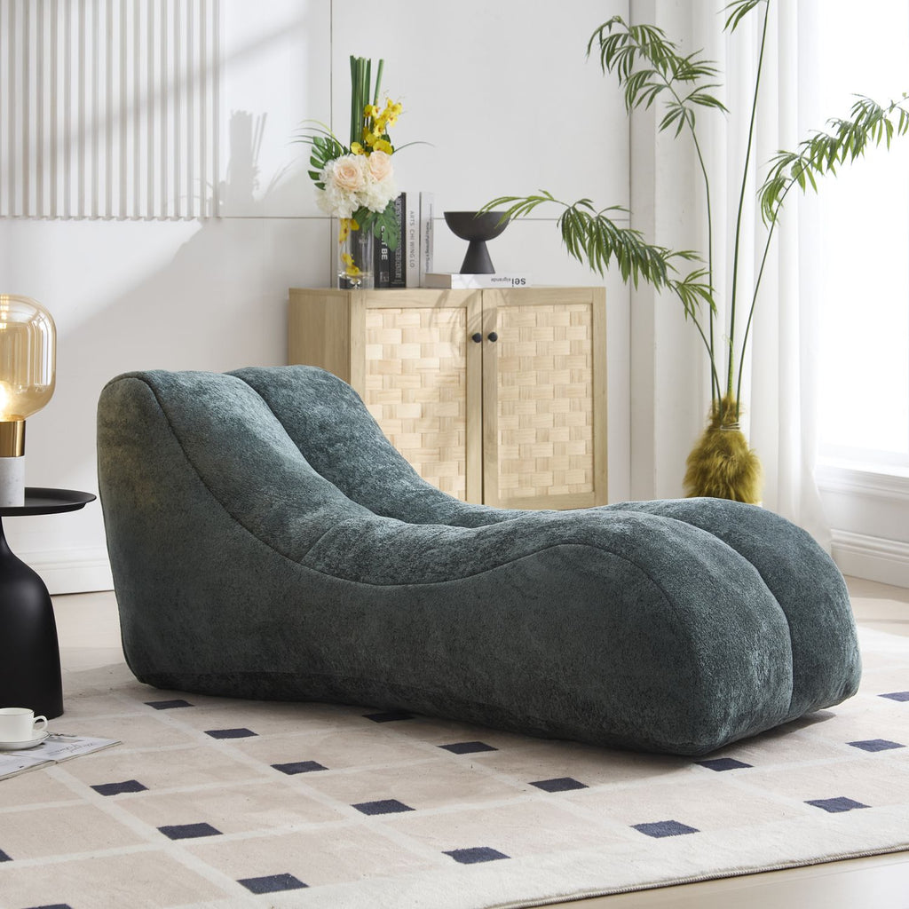 Creative bean bag sofa chair for adults and children filled with high-quality sponge that is plump and elastic fitting the curves of the human body and providing gentle support to the body in all as