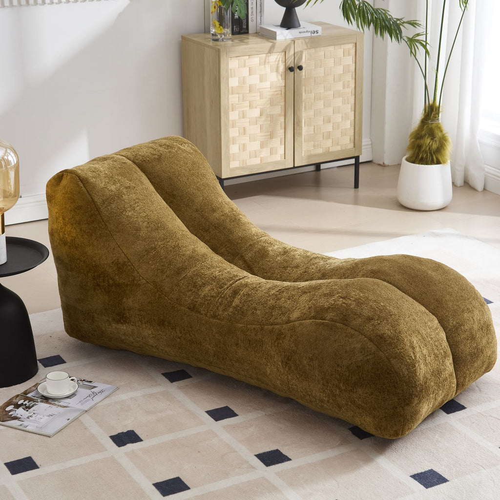 Creative bean bag sofa chair for adults and children filled with high-quality sponge that is plump and elastic fitting the curves of the human body and providing gentle support to the body in all as