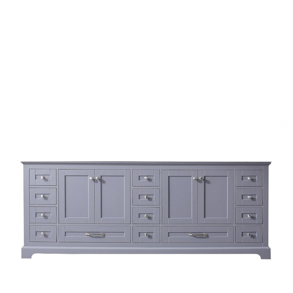 Dark Grey Double Bath Vanity 84 in. W x 22 in. D