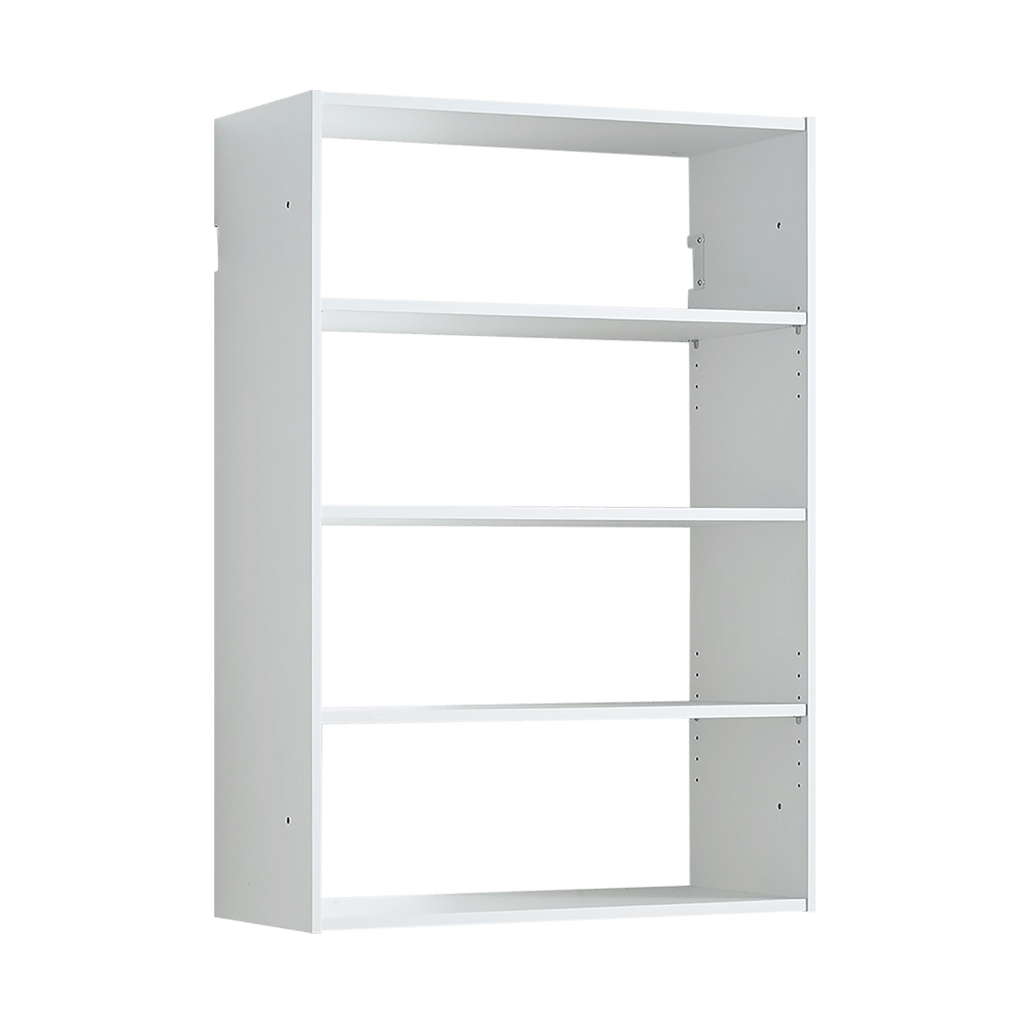 Devi White Wall Mounted Wood Closet System