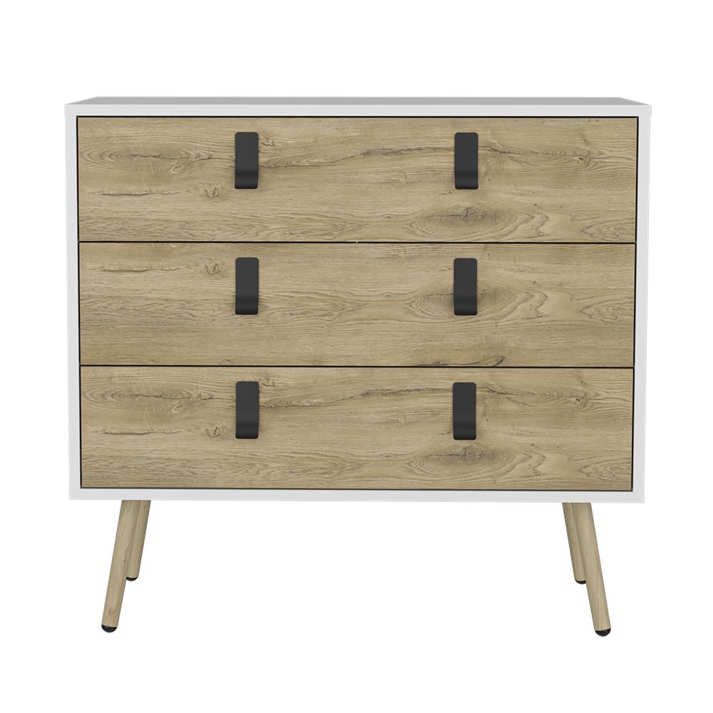 Dresser Magness, Bedroom, White / Macadamia