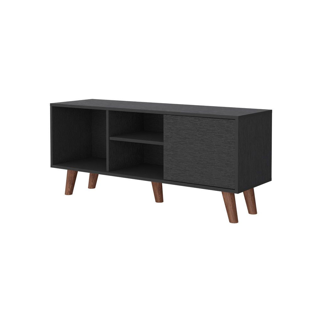 Durango Bookcase, Three Shelves, Double Door Cabinet