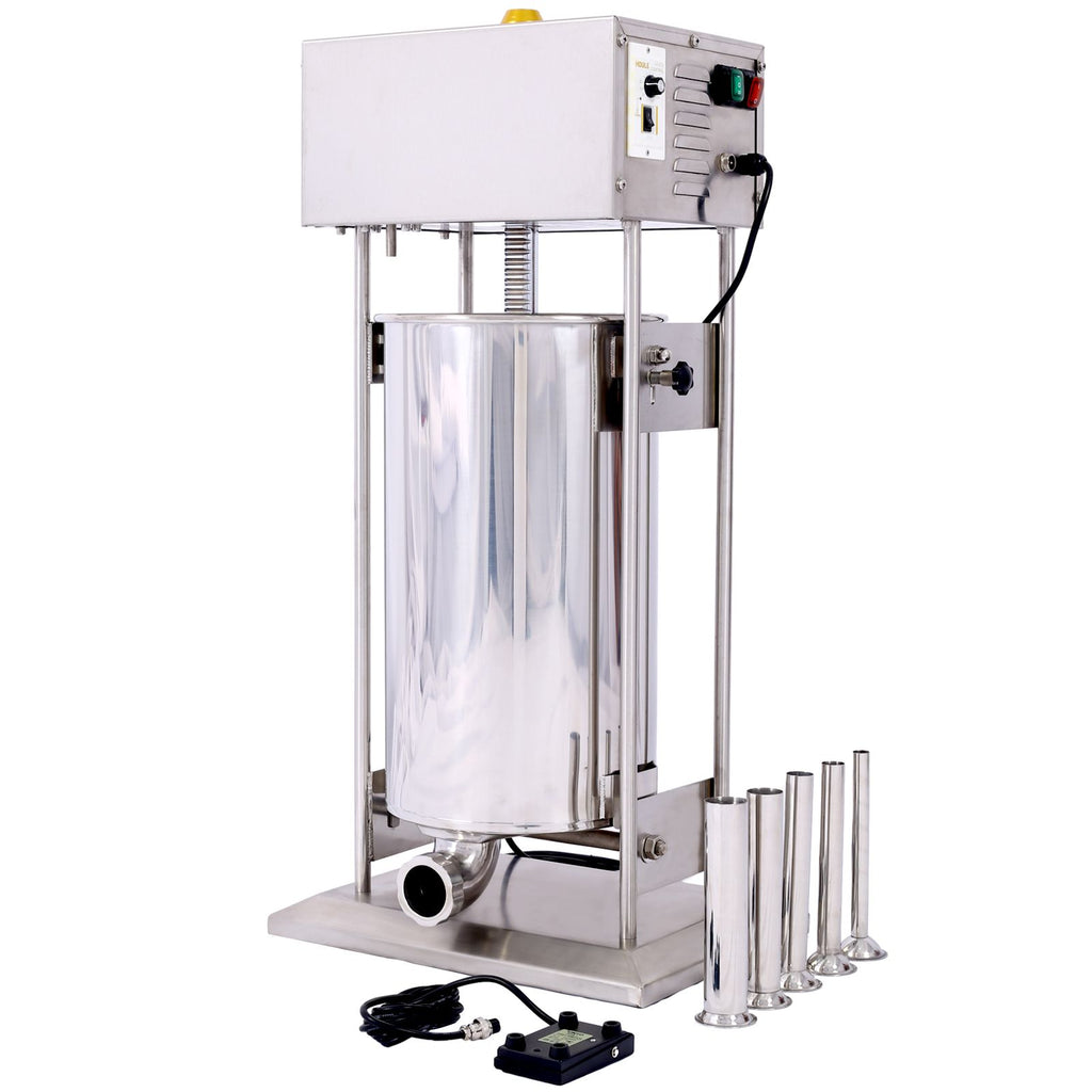 Electric Sausage Filler 20L Sausage Maker Stainless Steel Sausage Stuffer 110V 250W Sausage SSteel Stuffing Tubestuffer