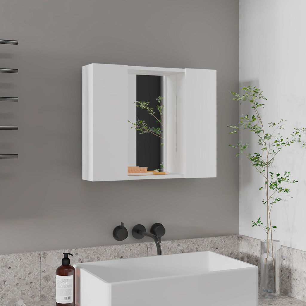 Ellegrini 1-Drawer Medicine Cabinet White