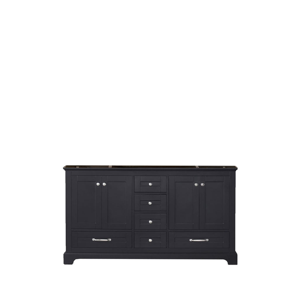 Espresso Double Bath Vanity 60 in. W x 22 in. D