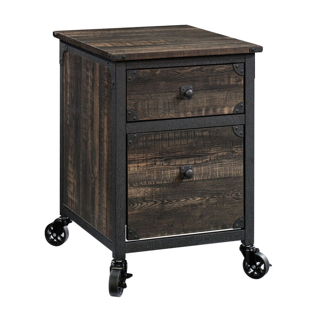 File Pedestal, Dark Oak finish