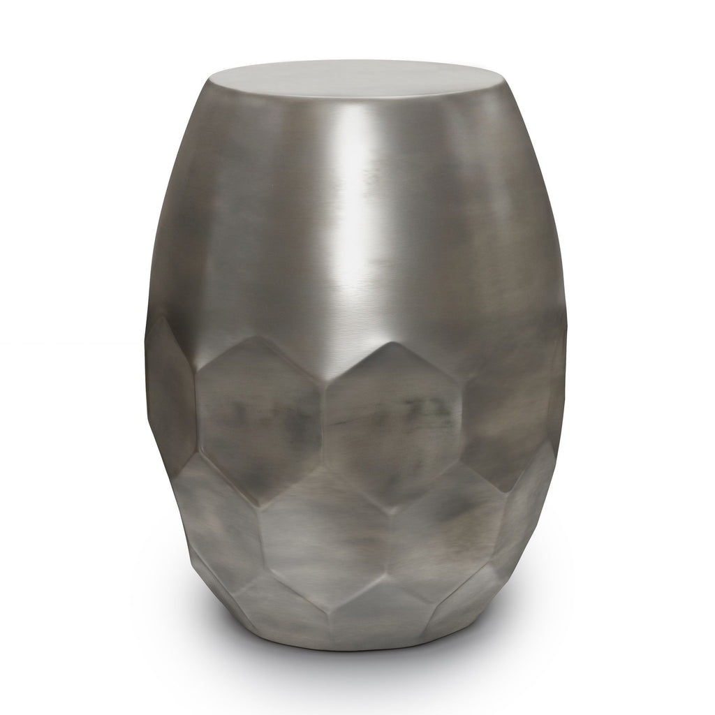 Flanigan - Metal Accent Table - Antique Silver