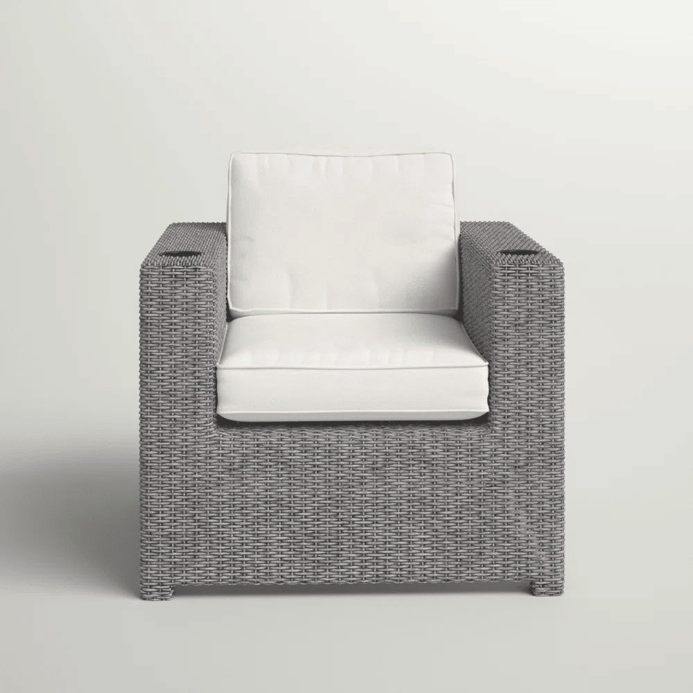 Fully Assembled Patio Chair with Cushions