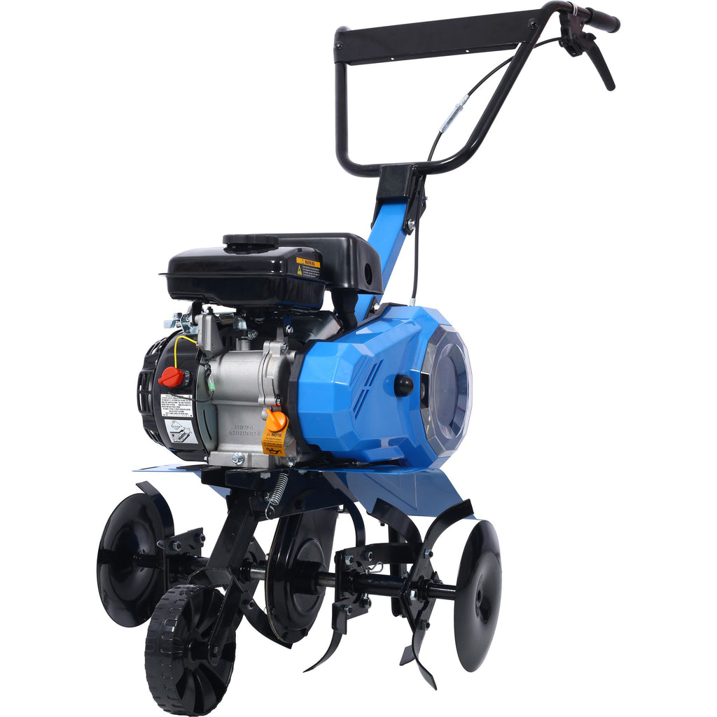 Gas-Powered 4-Cycle 2-in-1 Tiller and Cultivator,,78.5cc with Handle 18IN TILL WIDTH,EPA complaint