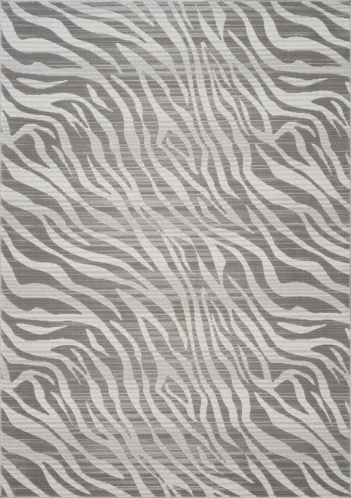 Geometrix GC_DIM1008 Gray 5 ft. 3 in. x 7 ft. 3 in. Area Rug