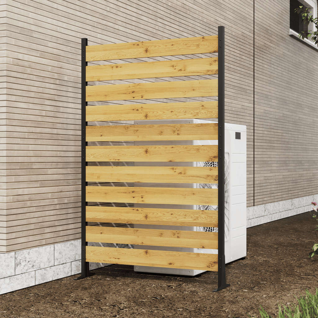 Goodyo 72.8"H x 38.5"W(1 Panel) Cedar Wood Privacy Screen, Outdoor Privacy Walls, Privacy Wood Fence for Pool Equipment Enclosure, Trash Can Enclosures, Air Conditioner Fence