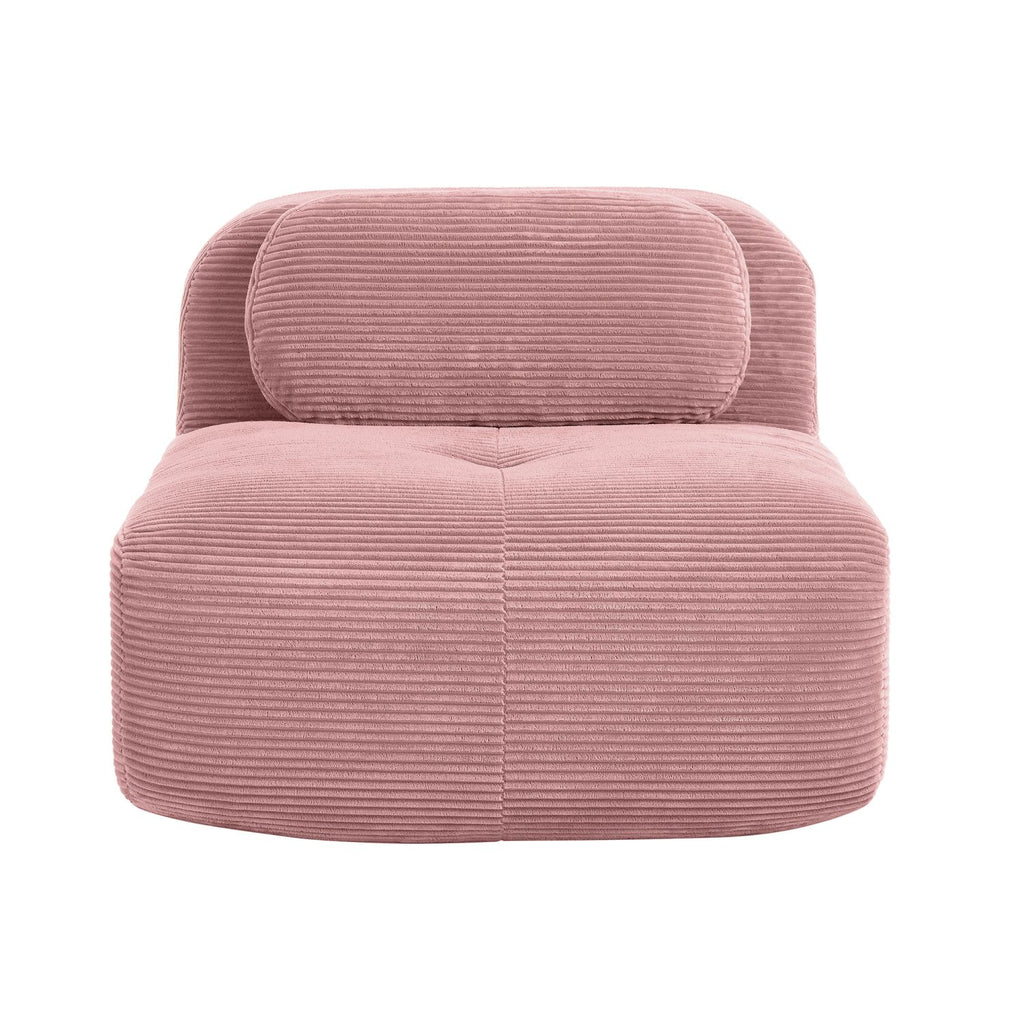 Hamlet LSF&RSF Corner Sofa W/Pillows Corduroy-Pink