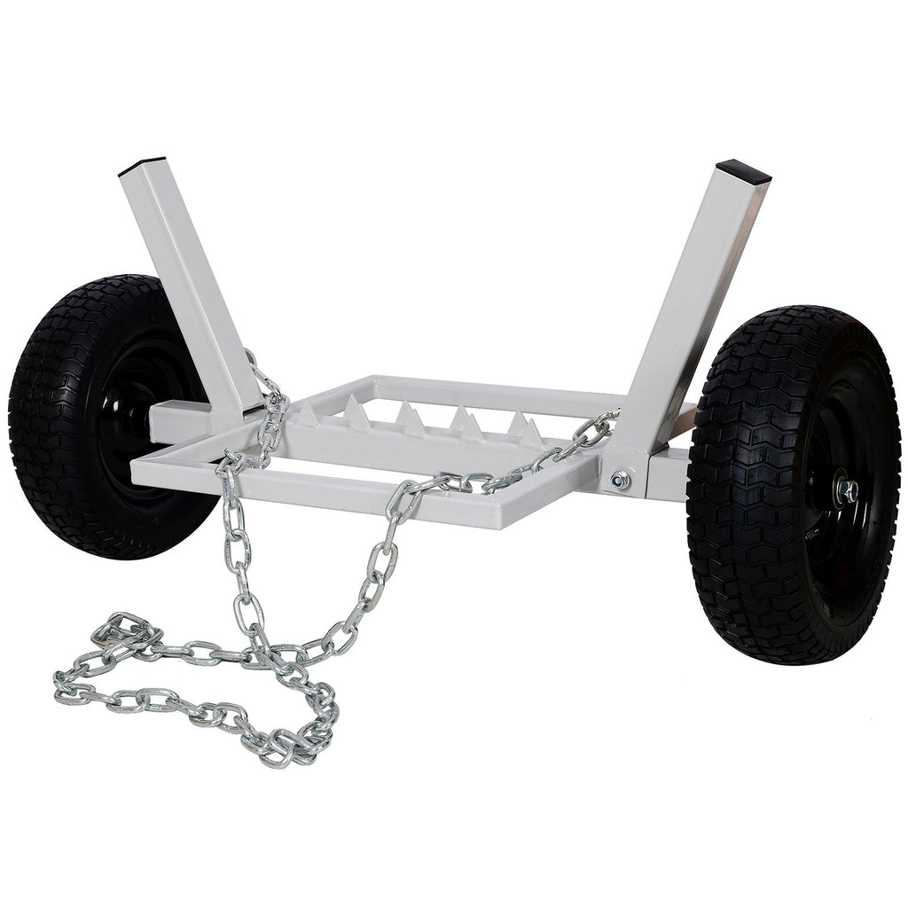 Heavy-Duty Log Dolly,log holder,white